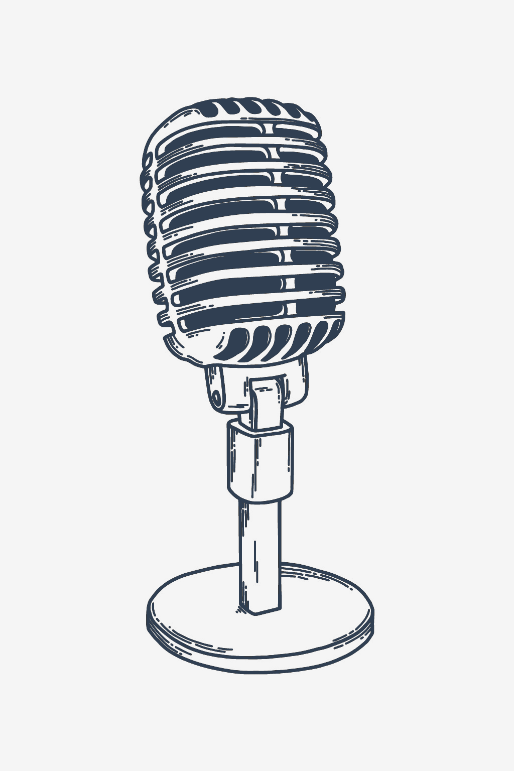 Klassisches Mikrofon